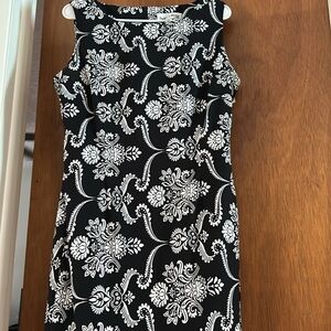 Black & White Career Sheath Dress